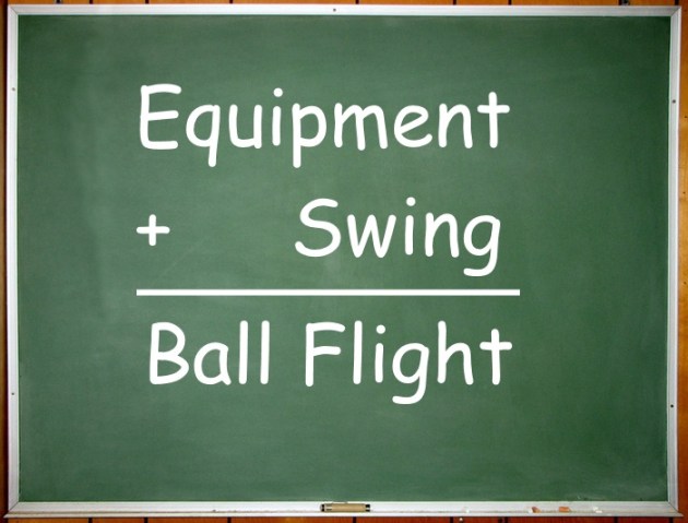 Equipment Plus Swing Equals Ball Flight