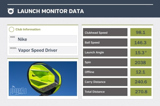 Nike Vapor Speed LM Data