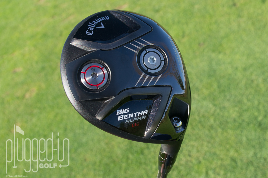 Callaway Big Bertha Fairway Wood 23 - Mazza Da Golf Uomo, Nero/Rosso, 55g, Design Perdonante Per Ridurre Lo Slice
