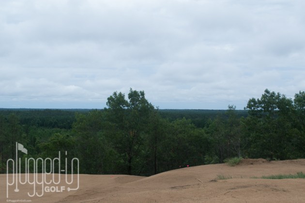 The view from high up on #4 green.
