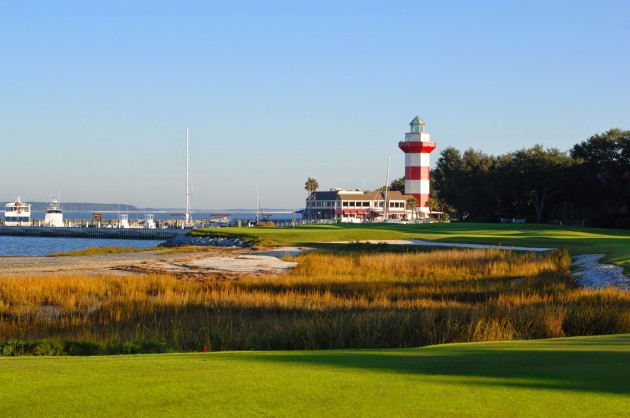 HHI18th Green of Harbour Town Golf Links