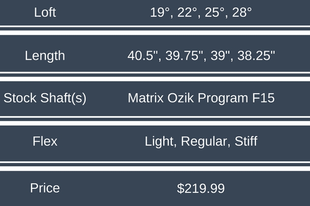 callaway-steelhead-xr-hybrid-price-and-specs