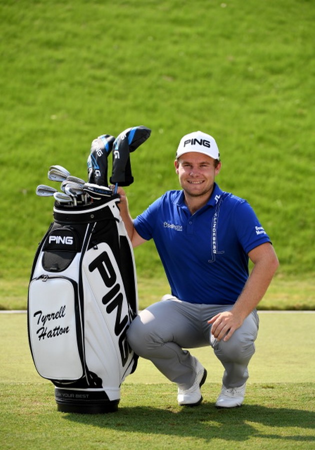 during a prictice round prior to the DP World Tour Championship at Jumeirah Golf Estates on November 16, 2016 in Dubai, United Arab Emirates.