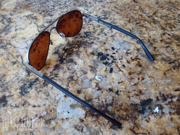 REVO Raconteur 2 Aviator Sunglasses - Gunmetal Frame, Polarized Blue Lenses (1146 00 BL) - Made In Italy