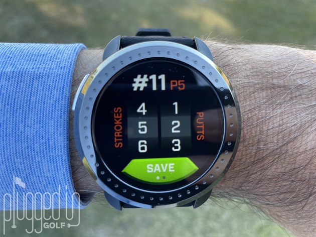 Bushnell ION ELITE GPS Golf Watch screen