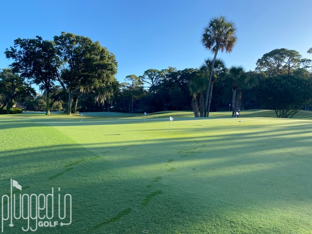Palmetto Dunes Robert Trent Jones Golf Course practice green
