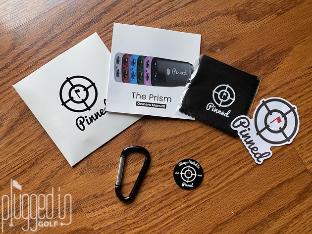 pinned golf prism rangefinder accessories