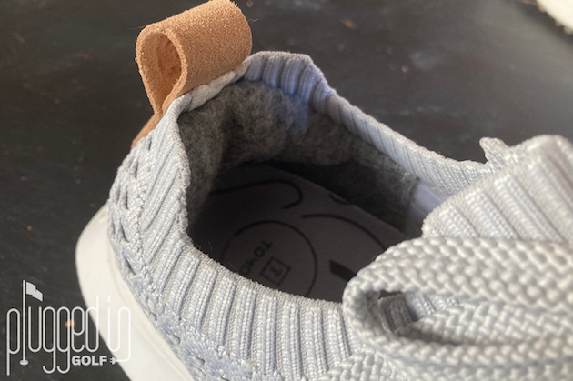 TOMO Bravo golf shoe heel