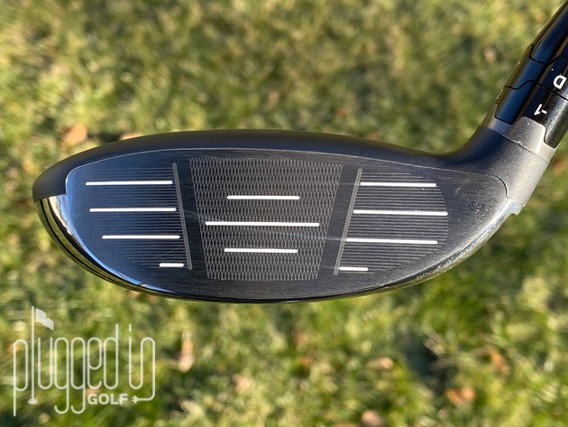 callaway paradym x fairway wood face