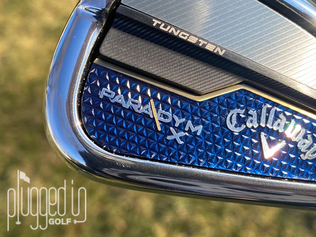 Callaway Paradym X Irons cavity close up