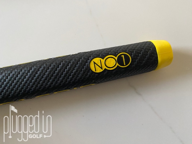 no1 putter grip black yellow
