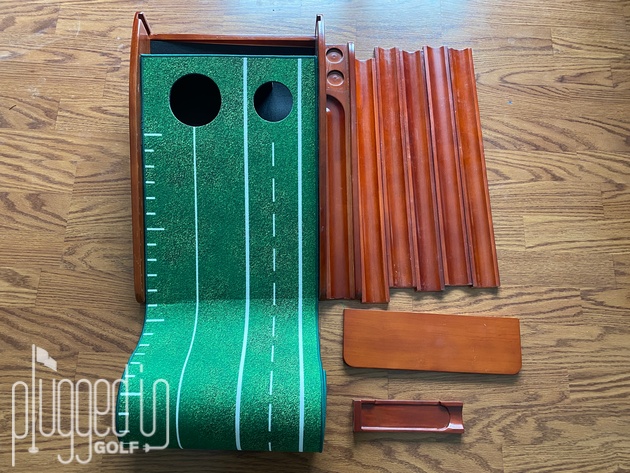 Perfect Practice V5 Putting Mat disassembled