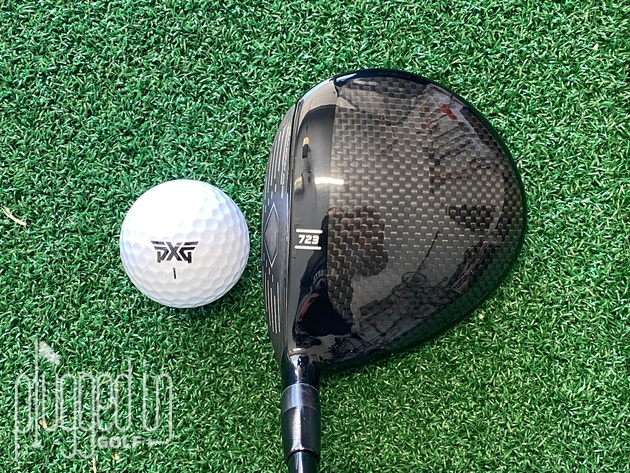 Tour Edge Exotics E723 fairway wood address