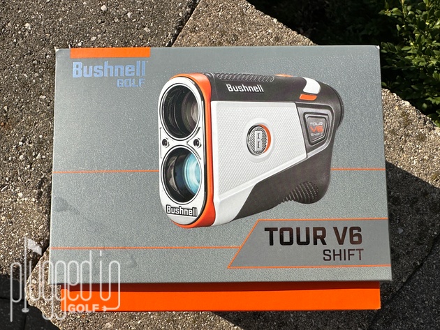 Bushnell Tour V6 Shift Rangefinder box