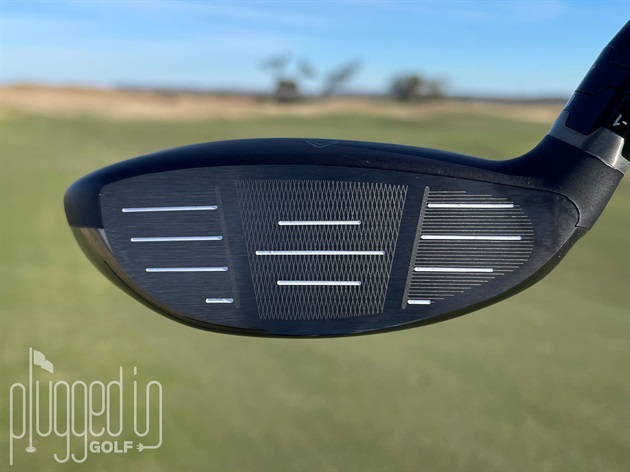 callaway paradym fairway wood face