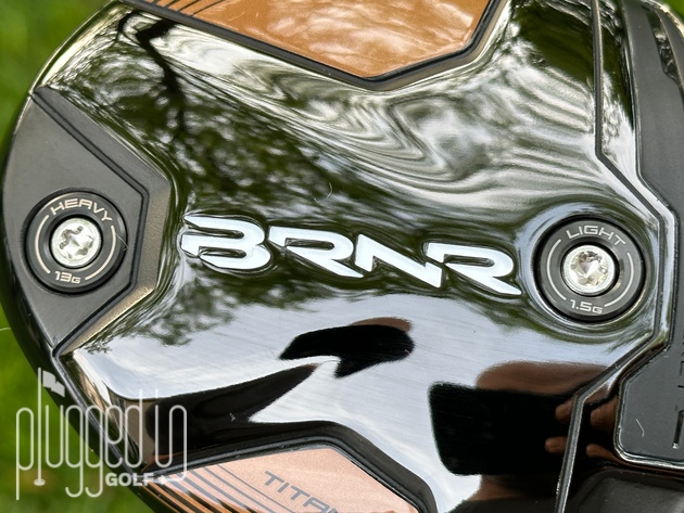 TaylorMade BRNR Mini Driver sole close up