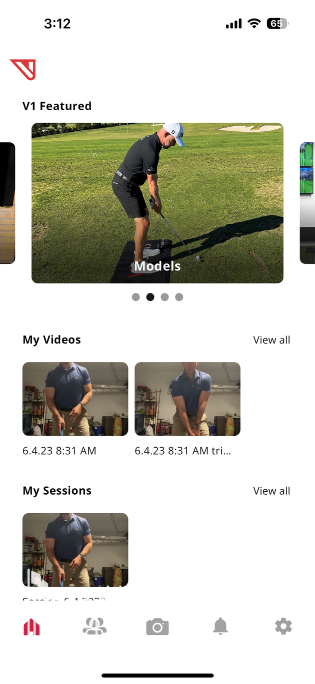 V1 Golf App