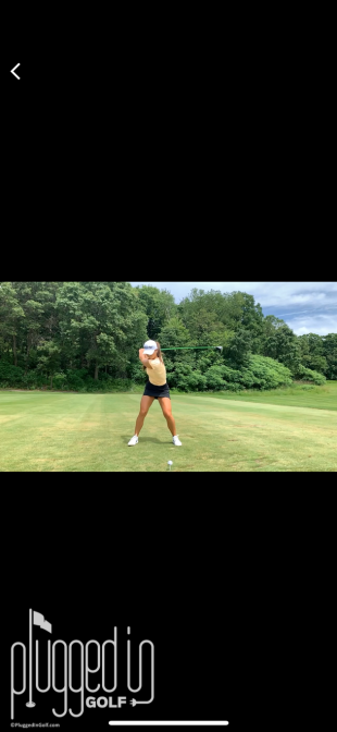 v1 golf app model swing