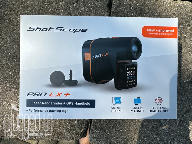 shot scope pro lx rangefinder box