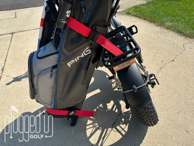 HeyBike Ranger S E-Bike with golf bag carrier
