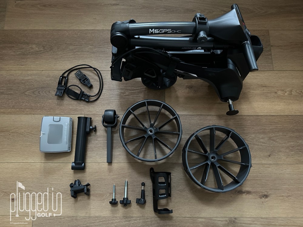 Motocaddy M5 GPS DHC Electric Caddy Review review
