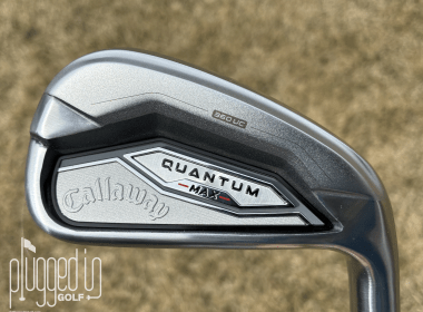 This is a picture of the back of the Callaway Quantum Max irons