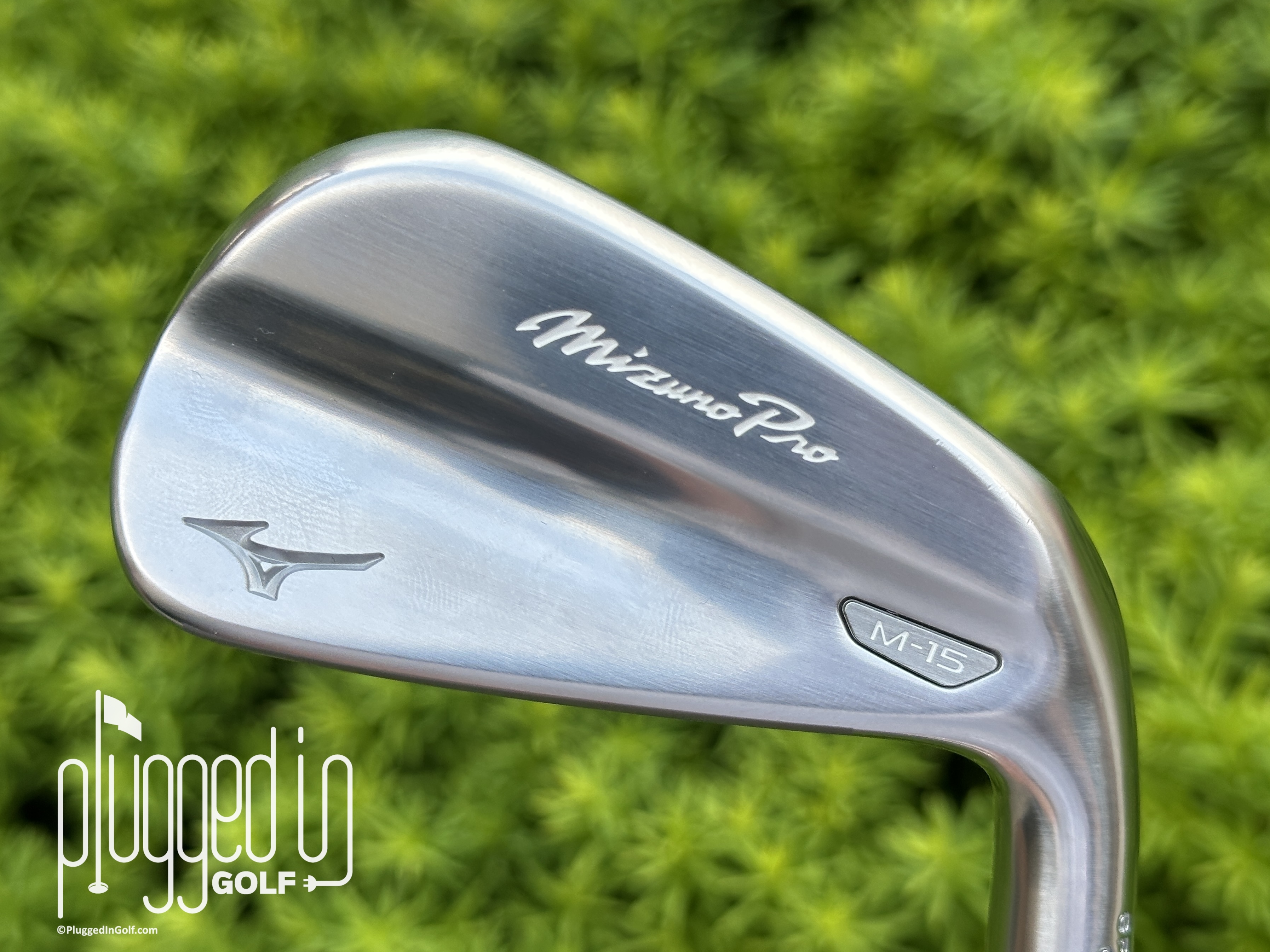 The back of the Mizuno Pro M-15 irons