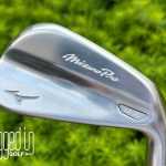 The back of the Mizuno Pro M-15 irons