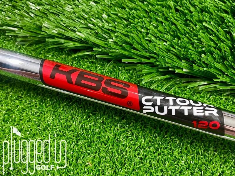 Photo of the KBS CT Tour 120g steel shaft for the Tour Edge Zero T ZT-3 Putter.