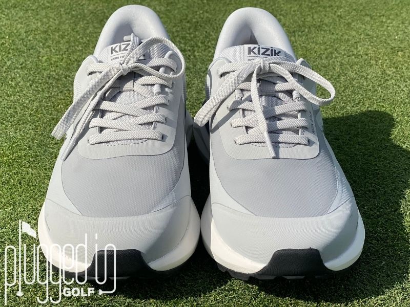 Photo of the front of the Kizik Athens Men's Golf Shoe.