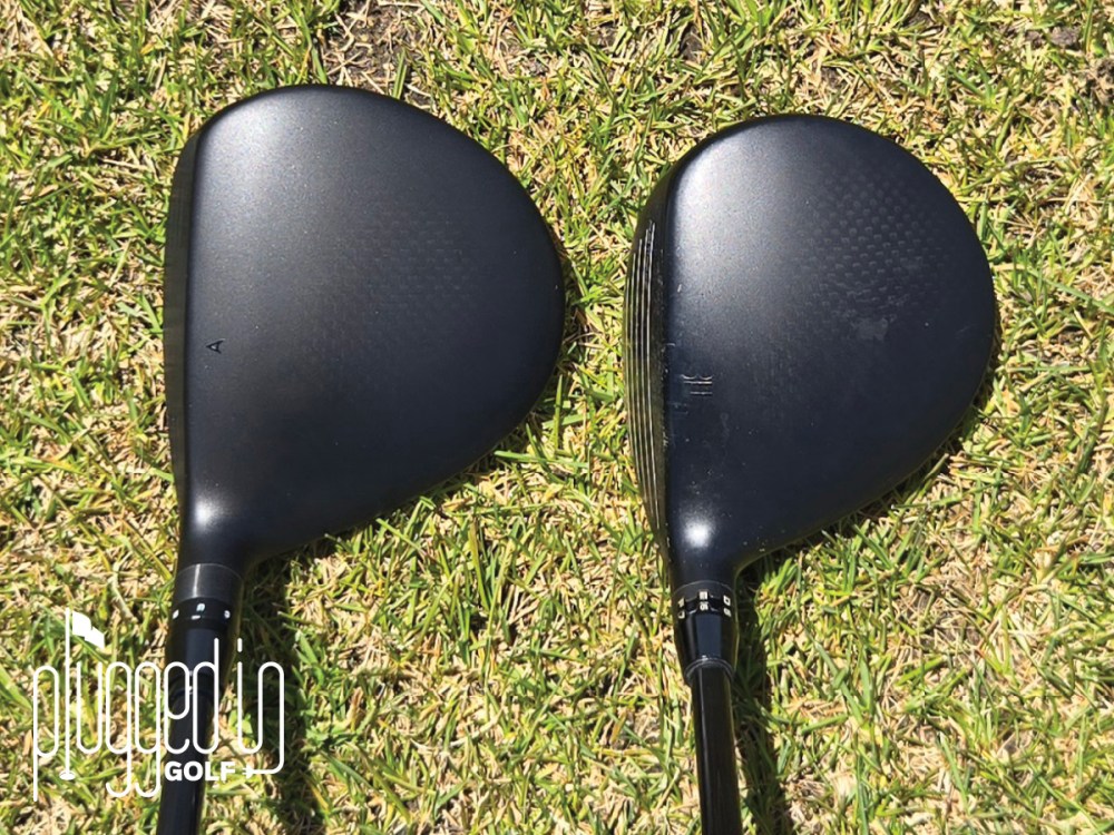 Takomo Ignis D2 Fairway Wood side by side with Cobra DS-Adapt
