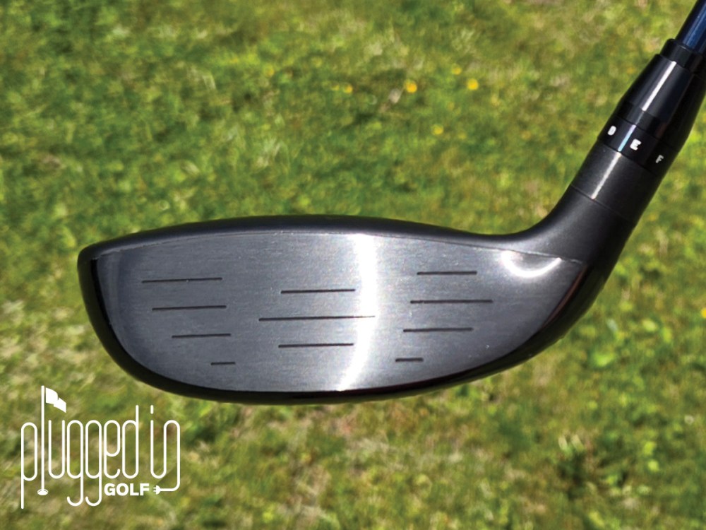 Takomo Ignis D2 Fairway Wood face shape closeup