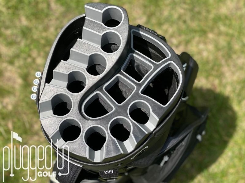 Picture of the top of the BIG MAX Dri Lite Silencio 3 cart bag