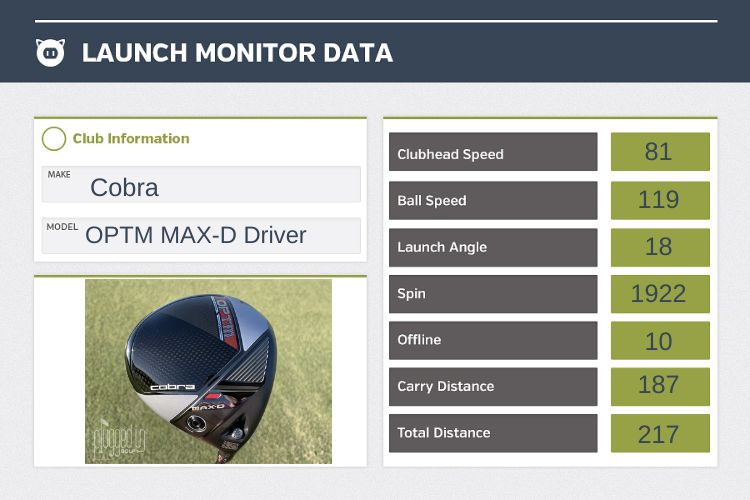 Cobra OPTM MAX-D Driver Review review