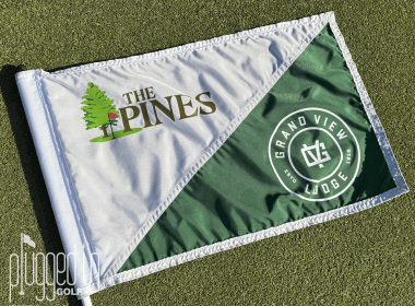 The Pines at Grand View Lodge pin flag