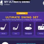 My Ultimate Swing Golf App Home Screen
