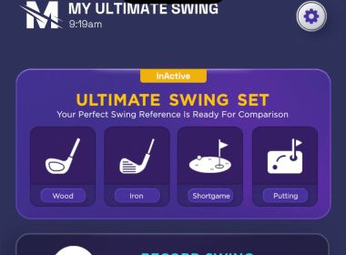 My Ultimate Swing Golf App Home Screen