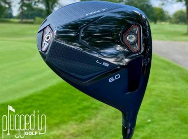 Photo of the sole, design, and branding of the Srixon ZXi RKT LS driver.
