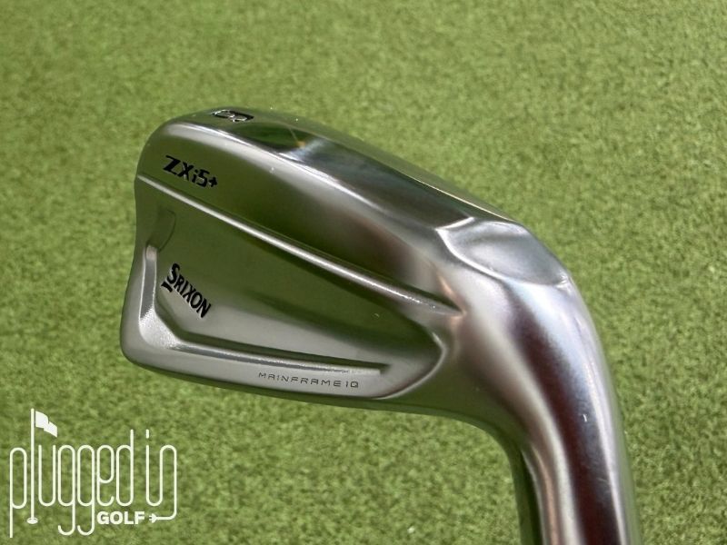 Srixon ZXi5+ Irons heel, back cavity