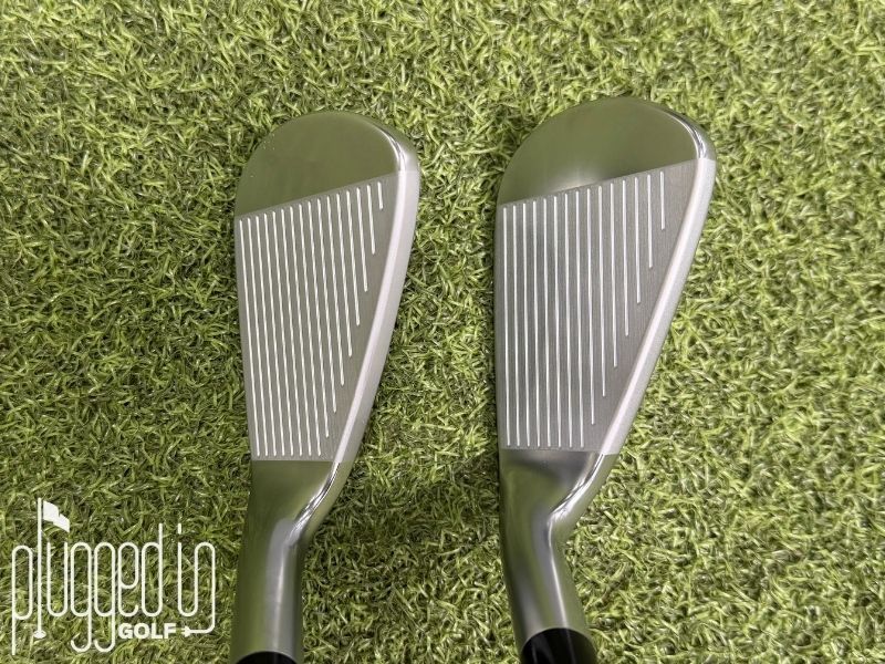 Srixon ZXi5+ Irons side by side