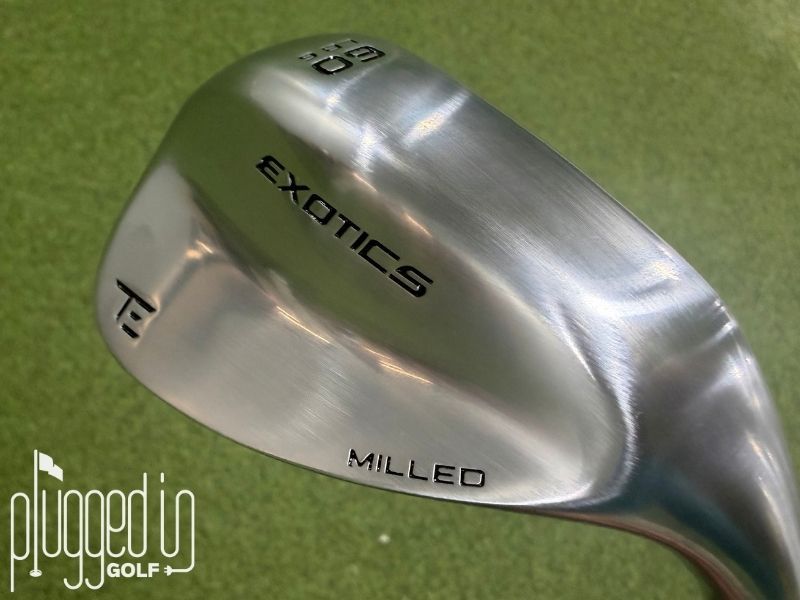 Tour Edge Exotics Milled Wedge 60 back cavity