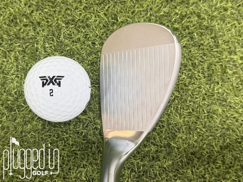 Tour Edge Exotics Milled Wedge address