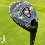 Picture of the sole, heel, and adapter of the Srixon ZXi RKT hybrid.