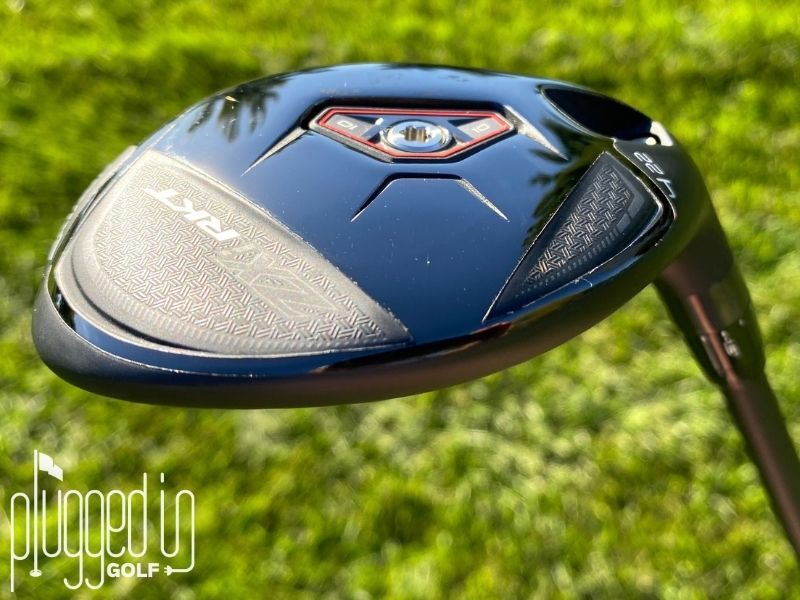 Image of the back sole of the Srixon ZXi RKT 4 hybrid.